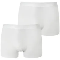 SCHIESSER Trunk Shorts unifarben weiß XL 2er Pack