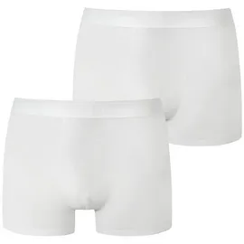 SCHIESSER Trunk Shorts unifarben weiß XL 2er Pack