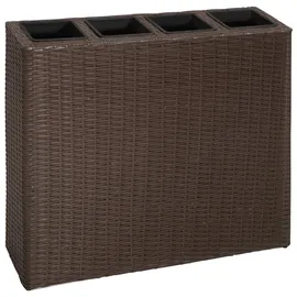 vidaXL Garten-Hochbeet 79 x 22 x 76 cm braun 2 St.