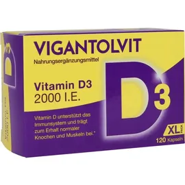 Procter & Gamble Vigantolvit 2000 I.E. Vitamin D3 Kapseln 120 St.