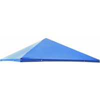 SunnyDeals Dachplane 3 x 3 m für Pavillon Pia, Farbe: blau, Ersatzdach, Pavillondach