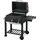 casa.pro Holzkohlegrill Arnad 105 x 114 x 47,5 cm Schwarz 