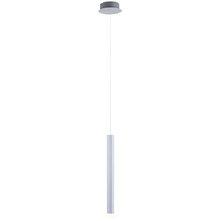 LED-Pendelleuchte Alu silber warmweiß, IP20, Innenleuchte