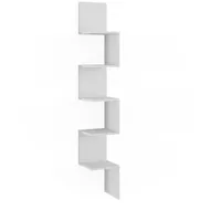 Vicco Eckregal Paolo 28 x 175,4 x 28 cm Weiß