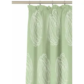 Wirth Vorhang WIRTH "Kingston" Gr. 1, grün, B:135cm H:145cm, Jacquard, Polyacryl, Polyester, Gardinen