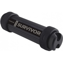 Corsair Survivor Stealth (256 GB, USB A, USB 3.0), USB Stick, Schwarz