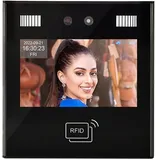Zeiterfassung für Kleinbetriebe, 4,3 Zoll AI Dynamic Face Attendance Access Control Recognition Terminal AI11 Card Swipe Password Door