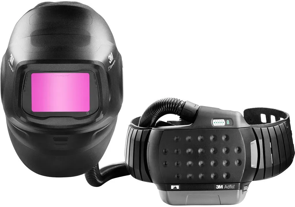 SpeedglasTM Schweißmaske G5-01 mit Kassette G5-01/03VC und AdfloTM Gebläseeinheit - Schwarz