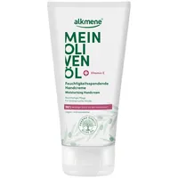 alkmene  alkmene Handcreme für sehr trockene Hände 75 ml - 96% bestätigen Schutz vor dem Austrocknen - Feuchtigkeitsspendende Hand Creme mit Olivenöl Handcreme Männer & Frauen - Handpflege vegan