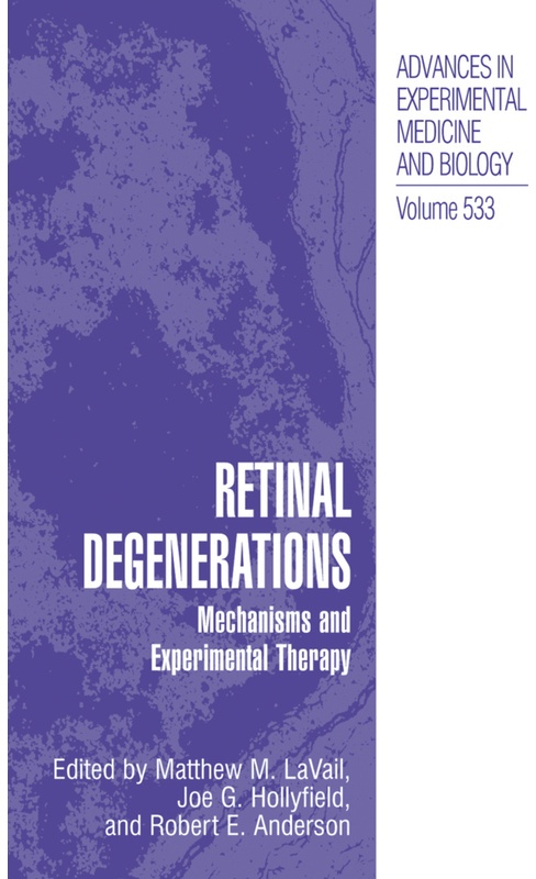 Retinal Degenerations, Kartoniert (TB)