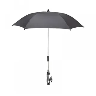 Moni Kinderwagenschirm, Sonnenschirm, universal, Durchmesser 80 cm, UV-Schutz schwarz