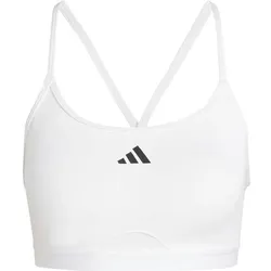 ADIDAS Damen Top Aeroreact Training 3-Streifen, WHITE, XL