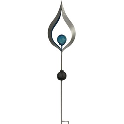 Solarleuchte Metall Silberfarben, 1Xled Solarleuchte Metall Silberfarben, Led