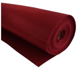 maDDma Stoff Meterware Bastelfilz Filz 1m x 90cm x 1,5m, bordeaux rot