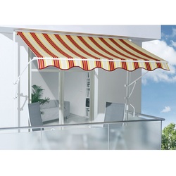 SPETTMANN Fallarmmarkise »Line«, Textil/Aluminium/Stahl, Manuell - weiss