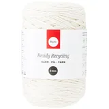 Rayher Häkelgarn Braidy Recycling Elfenbein 250 g 250 m