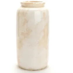 Vase Château Amélie 28 cm - Beige Rund Keramik Amadeus 15x15 cm