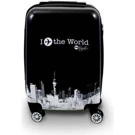 Berwin Bituxx Kofferset 3teilig Design Fly The World Black