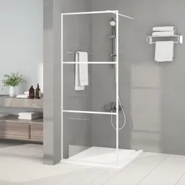 vidaXL Duschwand für begehbare Dusche 80 x 195 cm ESG-Klarglas
