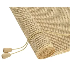vidaXL Rollo Natur 130 x 160 cm Bambus/braun