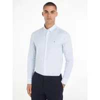 Tommy Hilfiger Businesshemd »FLEX MICRO FOULARD SF SHIRT«, Mit Minimal-Print, Button-down-Kragen