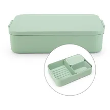 Brabantia Make & Take Brotdose Bento 25,5 x 16,7 x 6,2 cm 1-tlg. Jade Green