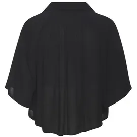 Buffalo Kurzarmbluse schwarz 44