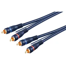 goobay Cinch Kabel 2x Cinch-Stecker 5,0m (50175)