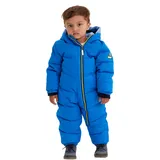 Skioverall Kinder Twinkly MNS ONPC B Overall in Daunenoptik Schneeanzug Kapuze Winteranzug flauschigem Innenfutter neon blau 110/116