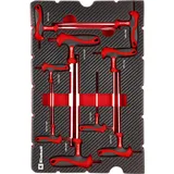 Einhell T-Griff Schraubendreher-Set 9-tlg. Einleger Pad 370526