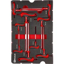 Einhell T-Griff Schraubendreher-Set 9-tlg. Einleger Pad 370526