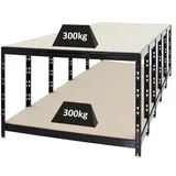 Proregal Mega Deal 5x Werkbank Tiger HxBxT 90 x 140 x 60 cm Freizeit, Heimwerken, Werkstatt, Werkbänke