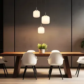 GLOBO Hängelampe Deckenleuchte Pendelleuchte Esszimmerlampe Küchenlampe 3-Flammig