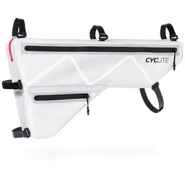 Cyclite Frame Bag Large 3,6 l grau/weiß