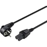 Sygonix SY-5043444 Heißgeräte Netzkabel Schwarz 2.00 m