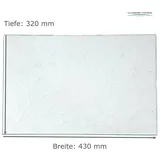 Glaserei Rohrig Einlegeboden Kühlschrank - Kathedral 4 mm (89,96 EUR/qm) - Viele Maße!