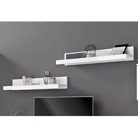 OTTO home Wandboard 90 x 20 x 15 cm Weiß hochglänzend