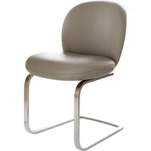 DeLife Freischwinger flach Edelstahl Taschenfederkern