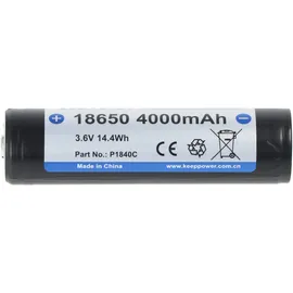 Keeppower Li-ion Akku 18650 4000 mAh 1 St.