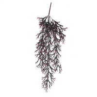 Mica decorations Mica künstliche Citronella rot hängend 84 cm