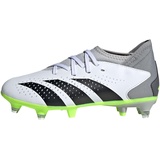 adidas Predator Accuracy.3 Soft Ground Boots Fußballschuhe (weicher Boden), FTWR White/core Black/Lucid Lemon, 30.5 EU