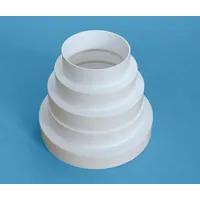 Europlast Reduzierstück Dunstabzugshaube Adapter 80 100 120 125 150 mm Rohr