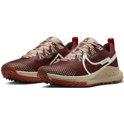 Laufschuh NIKE "React Pegasus Trail 4", Gr. 38, rot (rostrot), Textil, sportlich, Schuhe
