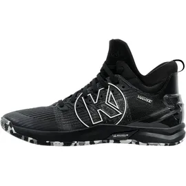 Kempa Attack Mid-Top Handballschuhe mit Michelin Laufsohle schwarz 42