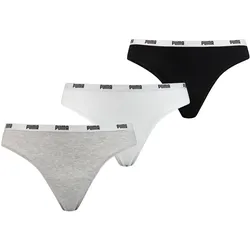 PUMA Damen Unterhose String 3er Pack