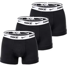 Nike Boxershorts Schwarz/Weiß S 3er Pack