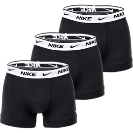 Nike Boxershorts Schwarz/Weiß S 3er Pack