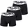 Nike Boxershorts Schwarz/Weiß S 3er Pack