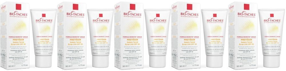BIO-TACHES® SOLAIRE Crème solaire teintée SPF 50 5x50 ml crème