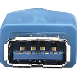 TECHLY USB-A auf USB-A 0,5 m Blau